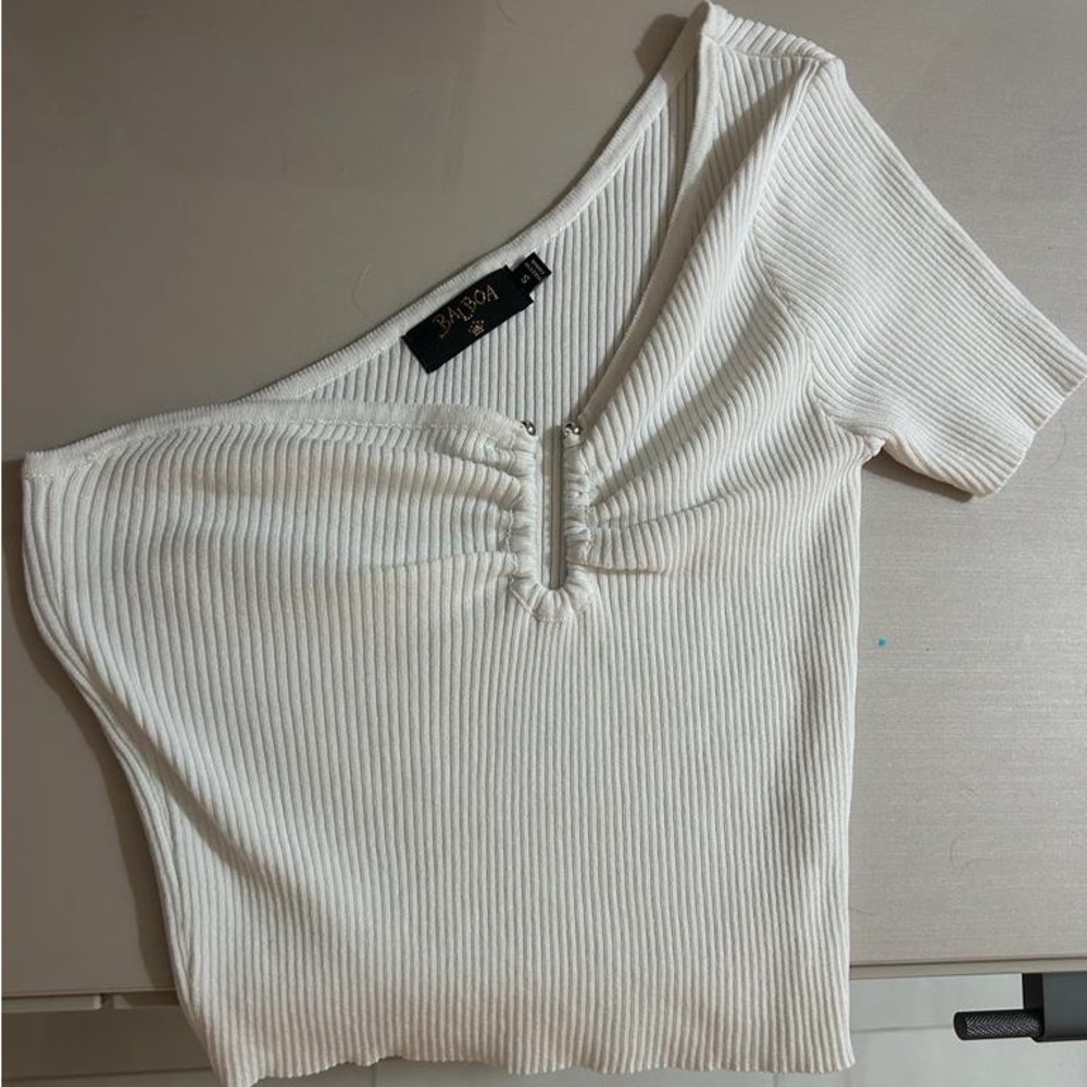 White Crop Top size(s)